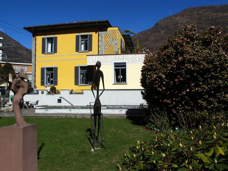 Bed and Breakfast Ristorante Della Stazione Da Yanelo Intragna TI Exterior foto